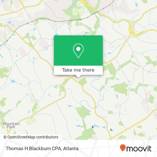 Mapa de Thomas H Blackburn CPA