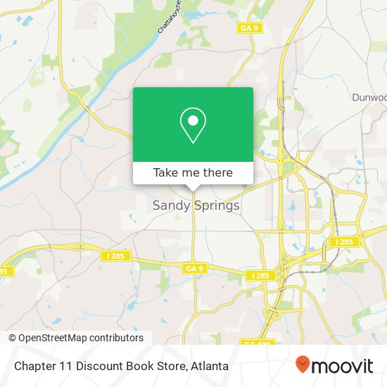 Chapter 11 Discount Book Store map