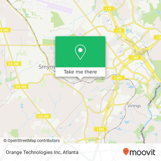 Orange Technologies Inc map