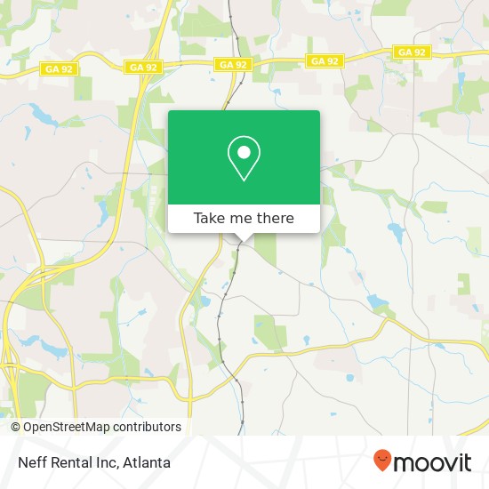 Neff Rental Inc map