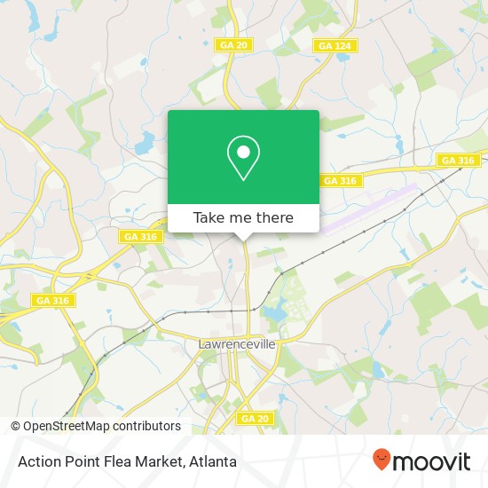 Action Point Flea Market map