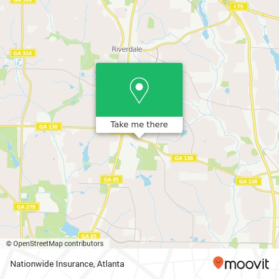 Mapa de Nationwide Insurance