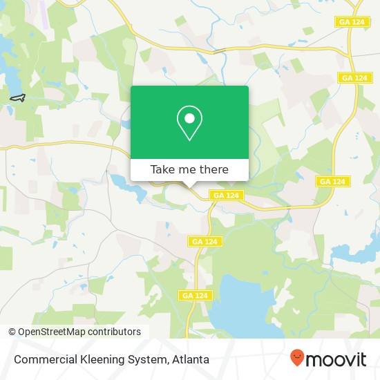 Mapa de Commercial Kleening System