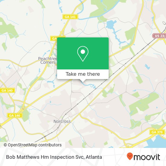 Mapa de Bob Matthews Hm Inspection Svc