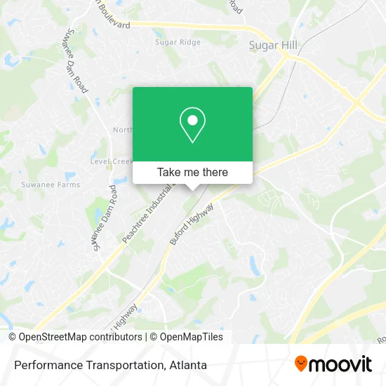 Mapa de Performance Transportation