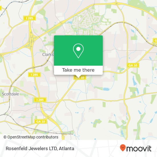 Mapa de Rosenfeld Jewelers LTD