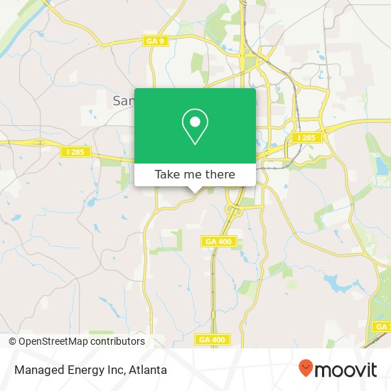 Managed Energy Inc map