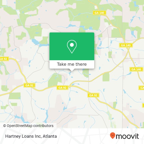 Hartney Loans Inc map