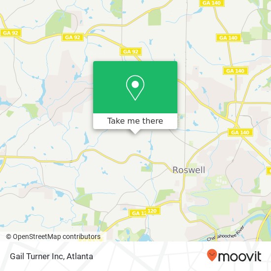 Gail Turner Inc map