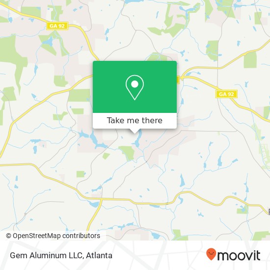 Gem Aluminum LLC map