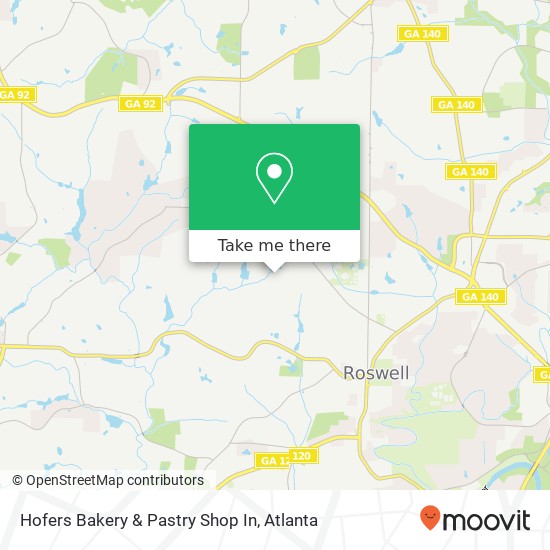 Hofers Bakery & Pastry Shop In map
