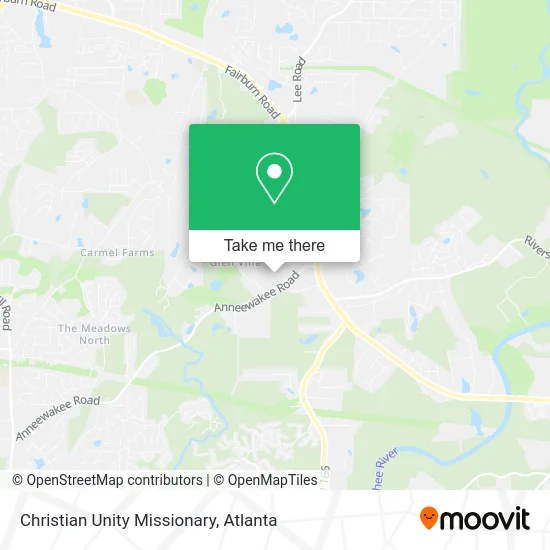 Christian Unity Missionary map