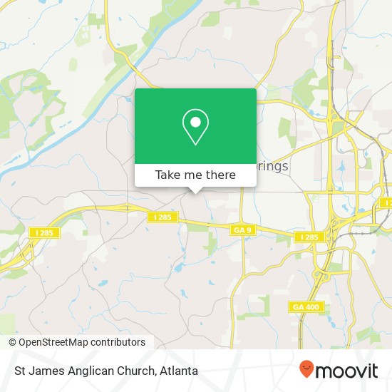 St James Anglican Church map