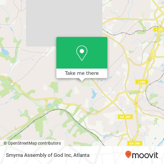 Smyrna Assembly of God Inc map