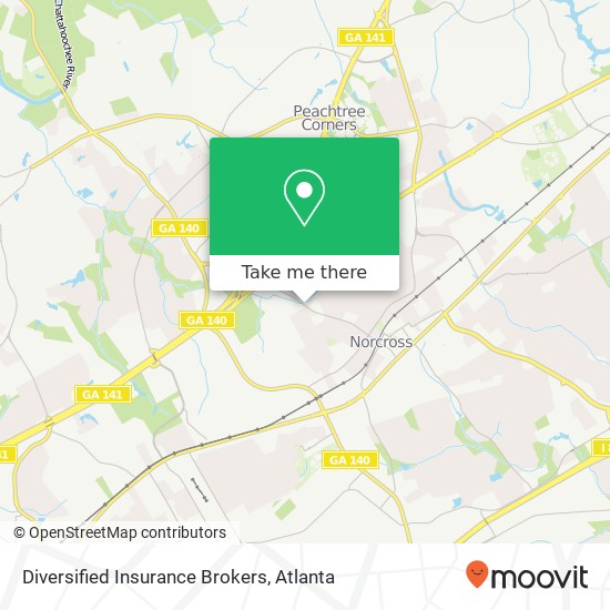 Diversified Insurance Brokers map