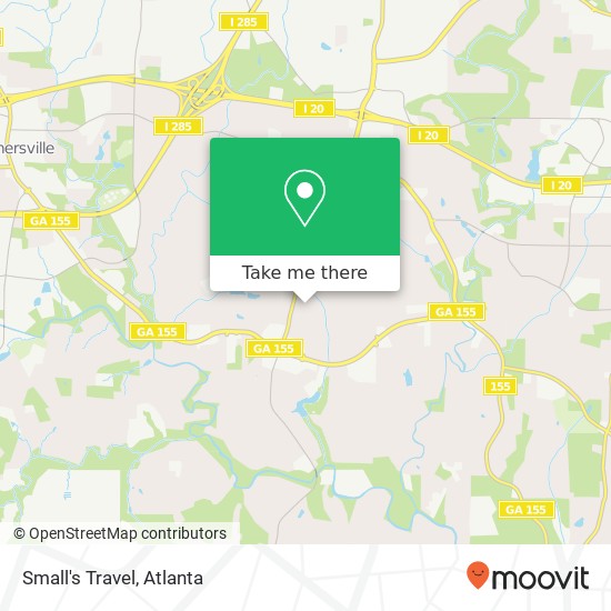 Mapa de Small's Travel