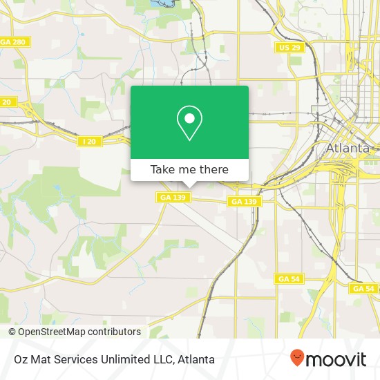 Mapa de Oz Mat Services Unlimited LLC