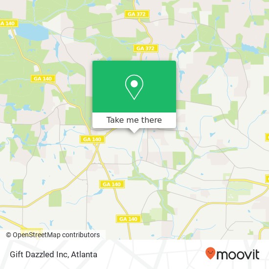 Gift Dazzled Inc map