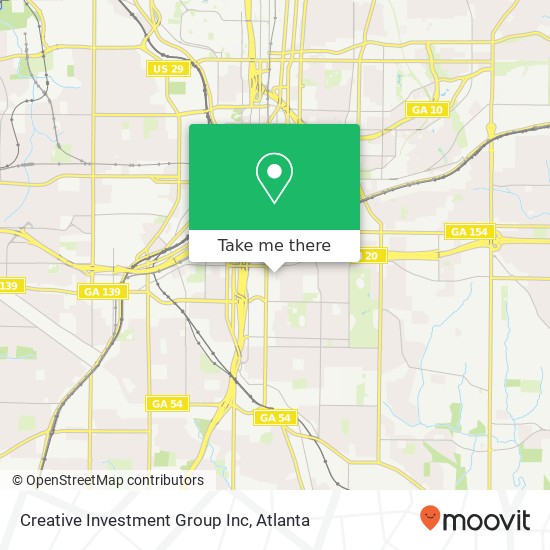 Creative Investment Group Inc map