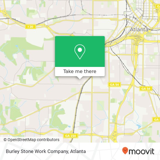 Burley Stone Work Company map