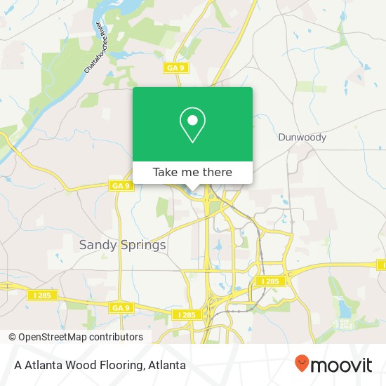 Mapa de A Atlanta Wood Flooring