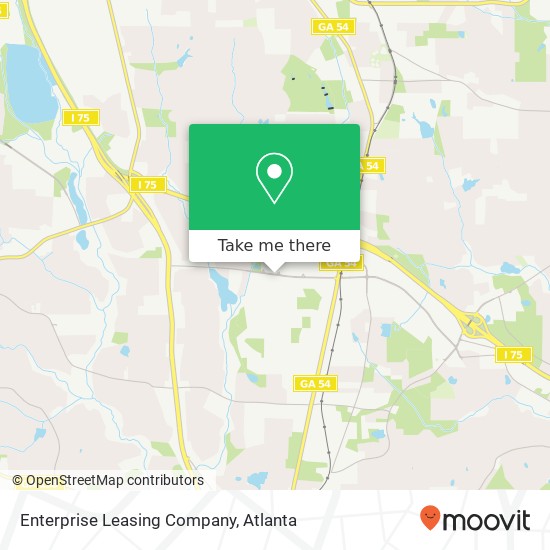 Mapa de Enterprise Leasing Company