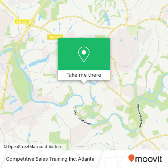 Competitive Sales Training Inc map