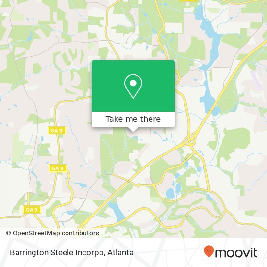 Barrington Steele Incorpo map