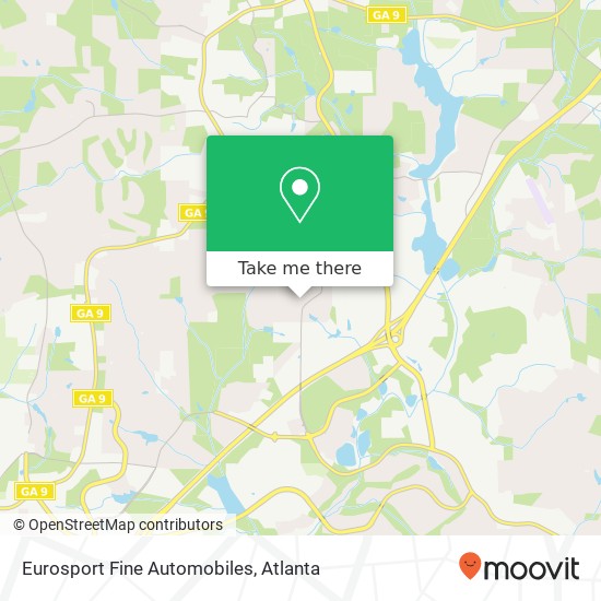 Eurosport Fine Automobiles map