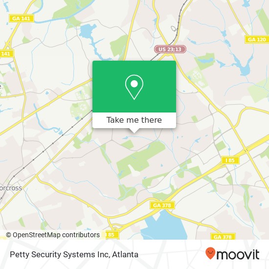 Mapa de Petty Security Systems Inc