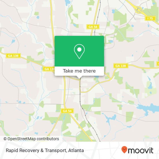 Mapa de Rapid Recovery & Transport