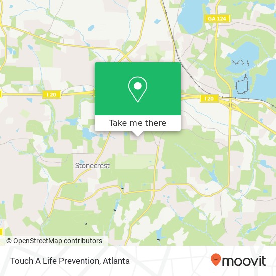 Mapa de Touch A Life Prevention