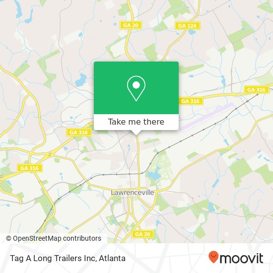 Tag A Long Trailers Inc map