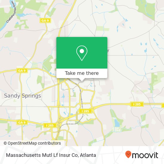 Massachusetts Mutl Lf Insur Co map