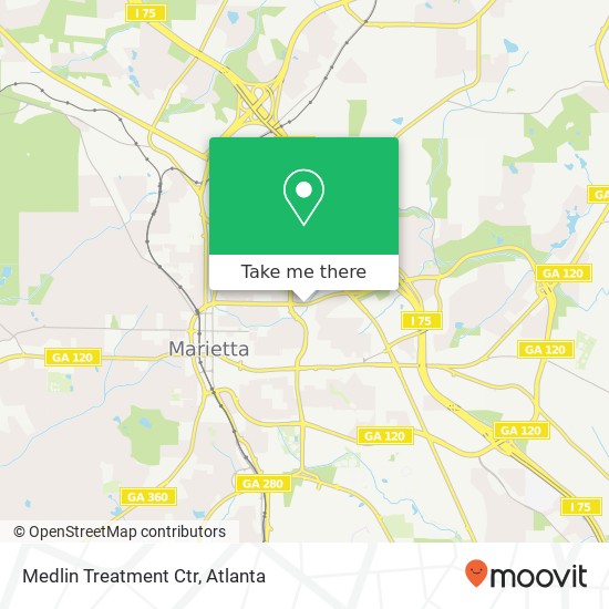 Mapa de Medlin Treatment Ctr