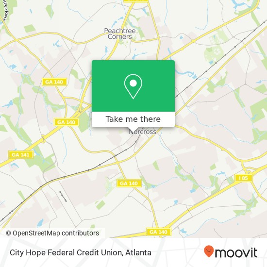 City Hope Federal Credit Union map