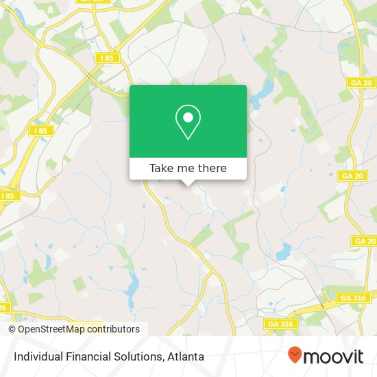 Individual Financial Solutions map