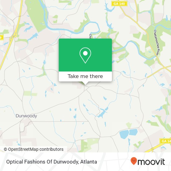 Mapa de Optical Fashions Of Dunwoody