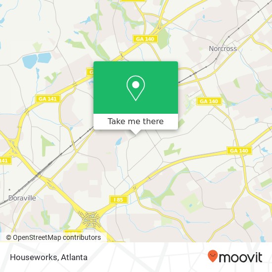 Houseworks map
