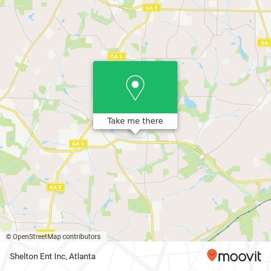 Shelton Ent Inc map