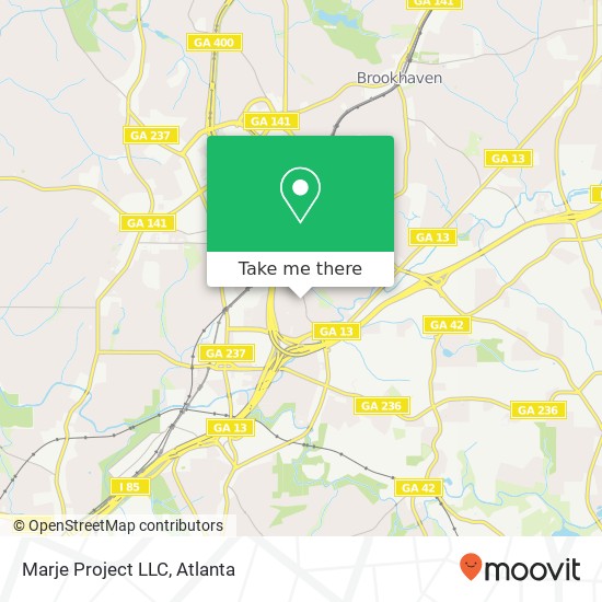 Marje Project  LLC map