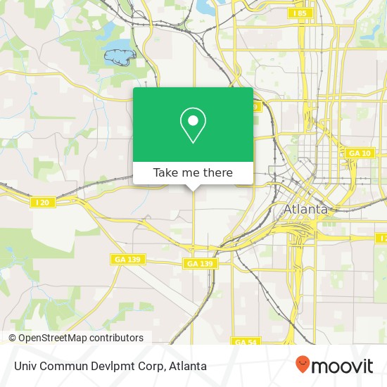 Mapa de Univ Commun Devlpmt Corp
