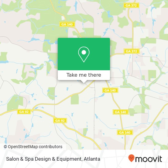 Mapa de Salon & Spa Design & Equipment