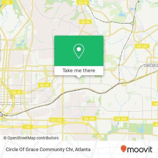 Circle Of Grace Community Chr map