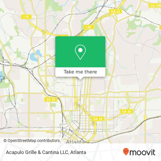 Acapulo Grille & Cantina  LLC map