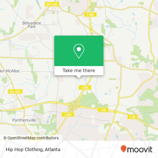 Hip Hop Clothing map