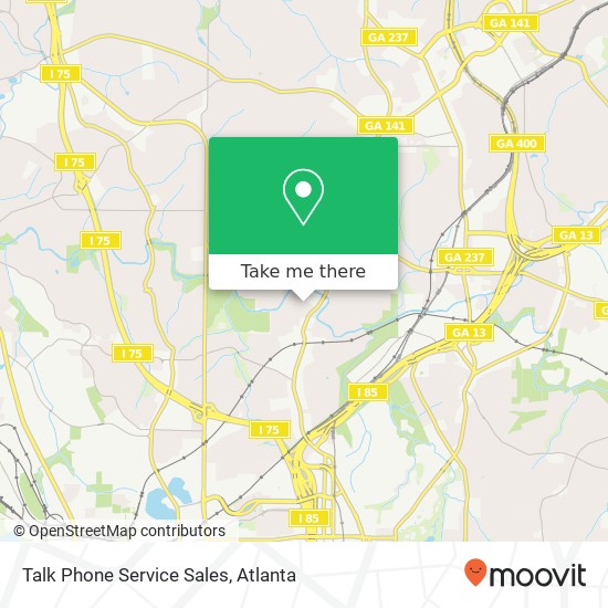 Mapa de Talk Phone Service Sales