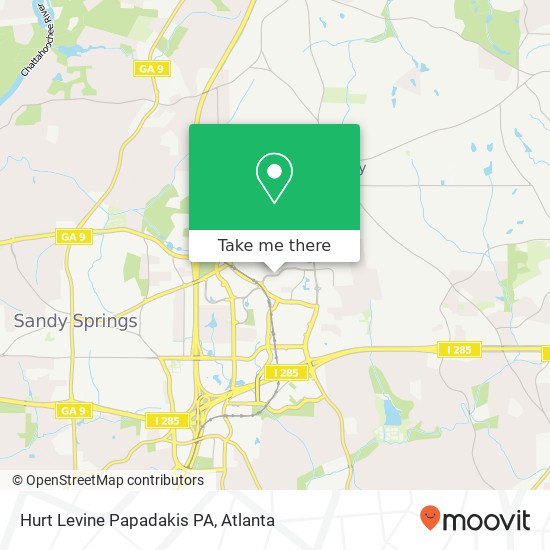 Hurt Levine Papadakis PA map