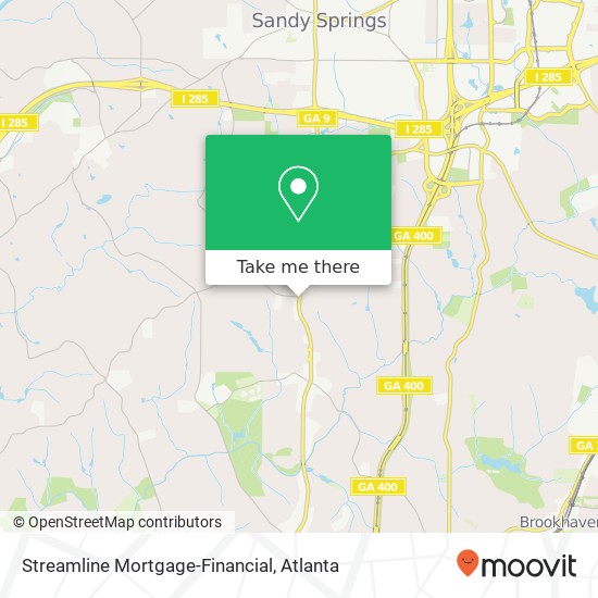 Mapa de Streamline Mortgage-Financial