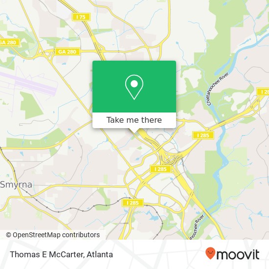 Thomas E McCarter map